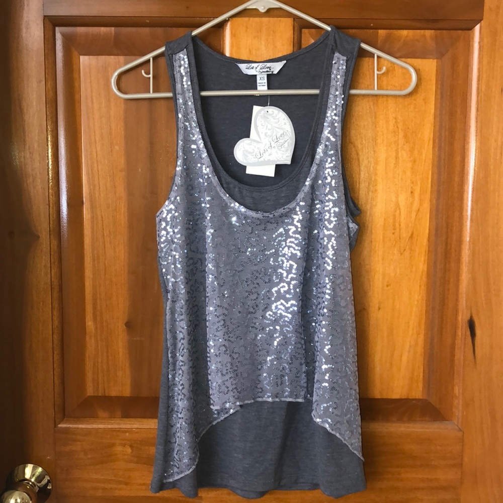 🆕 Grey sparkle tank